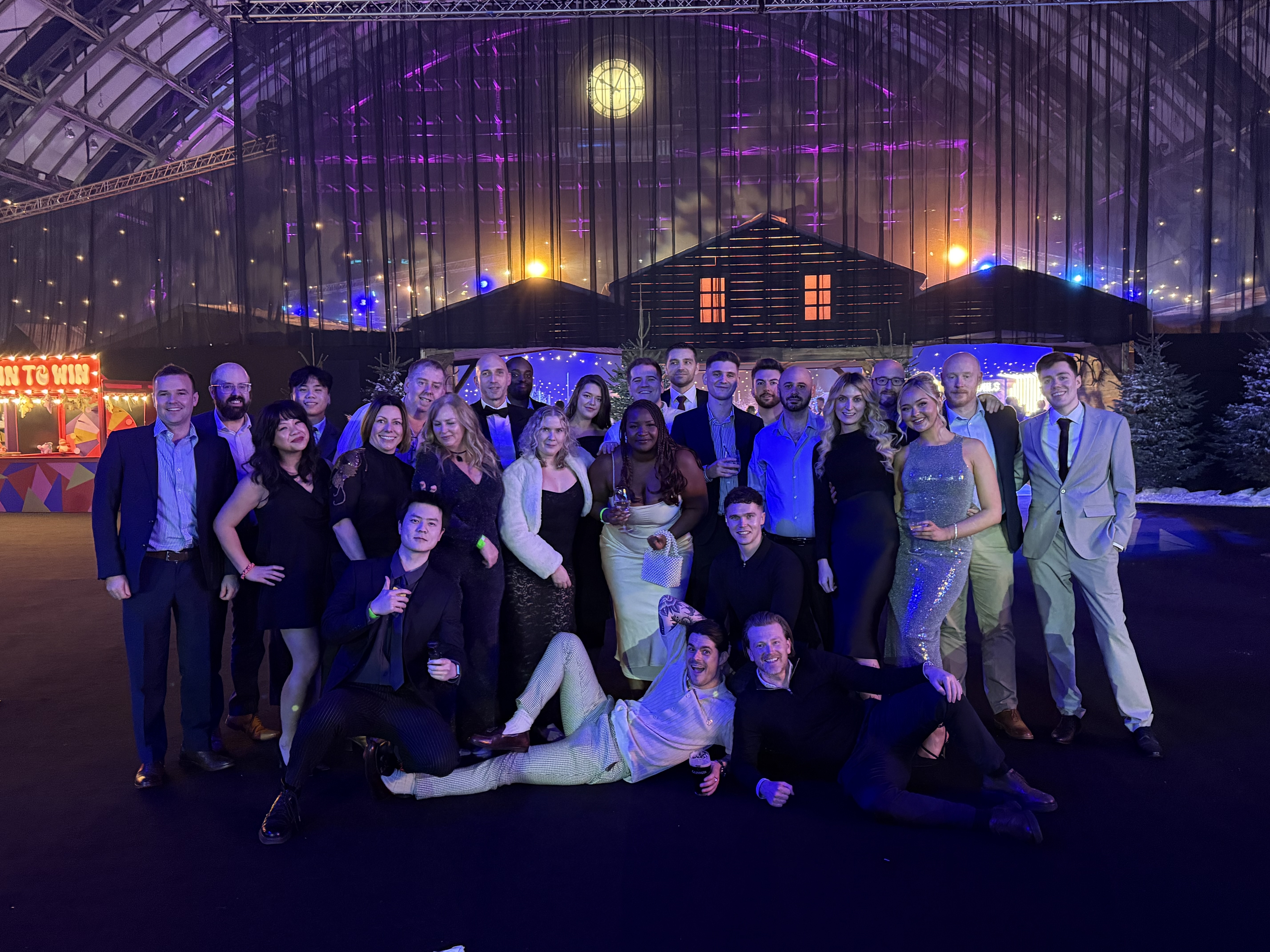 AeroCloud Stockport team at their 2024 Christmas party