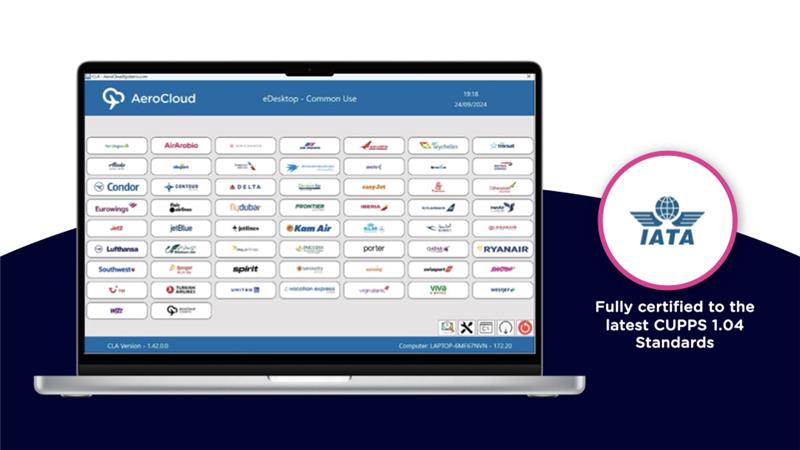 AeroCloud CUPPS desktop with IATA standards